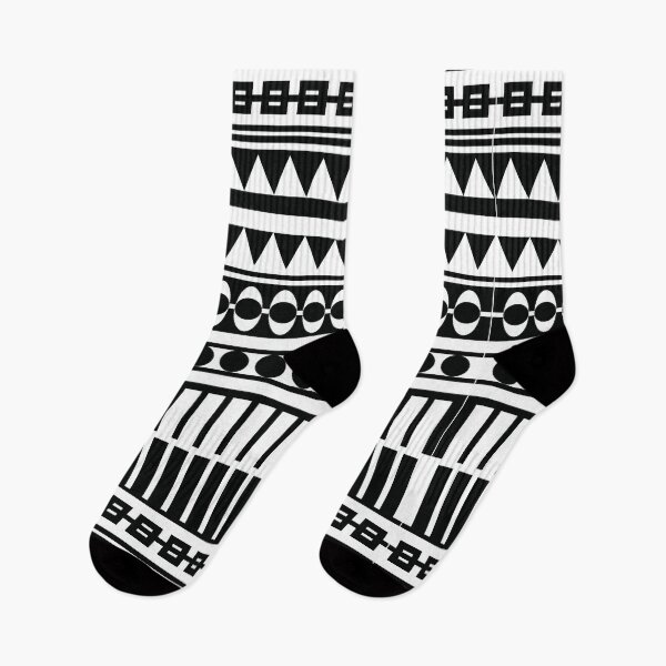 Item preview, Modern Tribal Black and White Pattern designed and sold by QuirkyFreq.