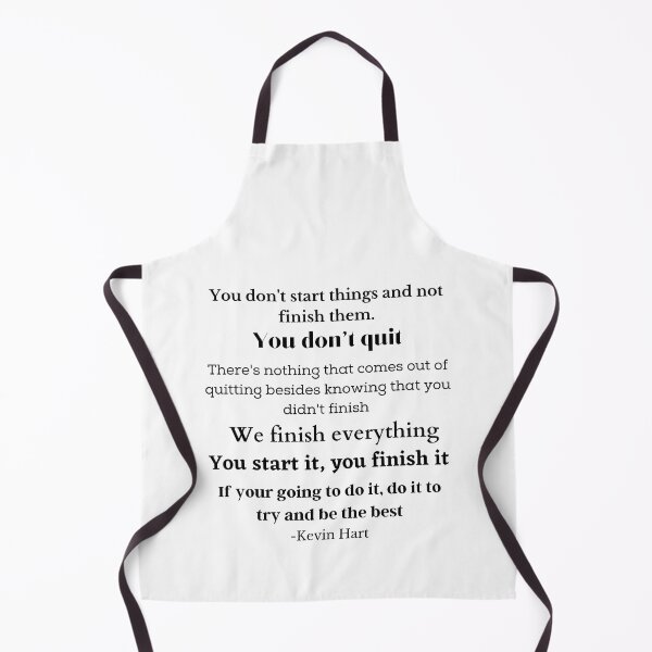 Item preview, Kevin Hart quotation on quitting designed and sold by DFL-store.