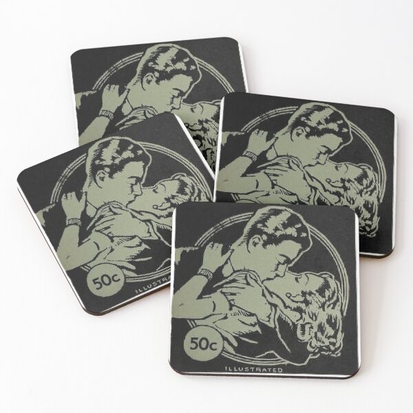 Item preview, The Art of Kissing! Retro Art designed and sold by SSustainable.