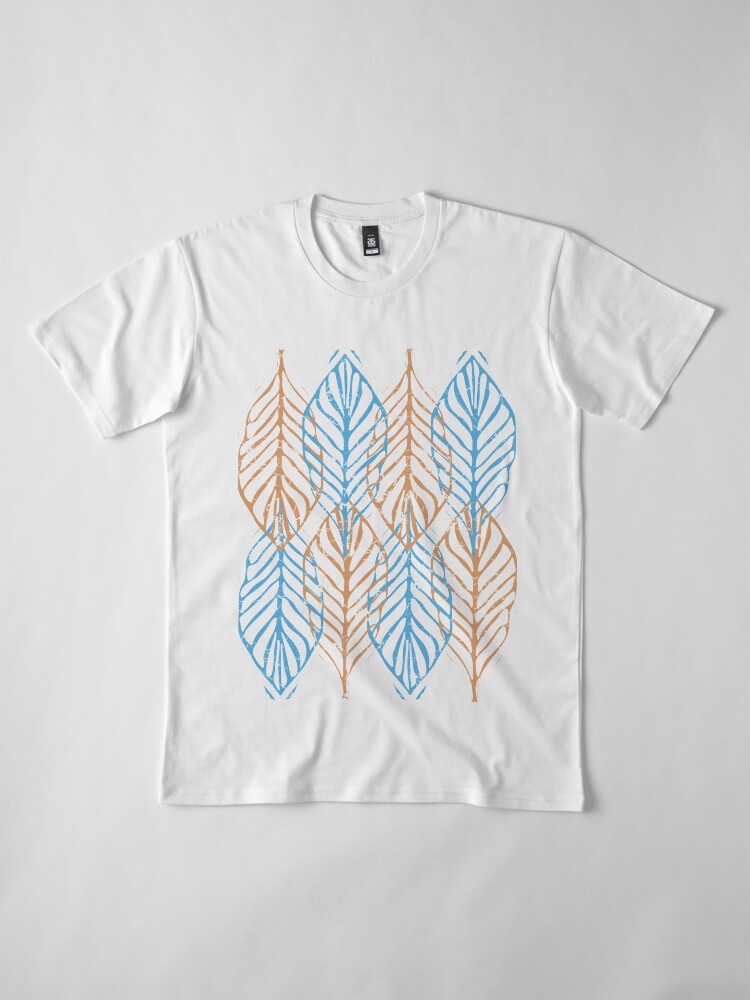 Alternate view of WINTER LEAVES Premium T-Shirt