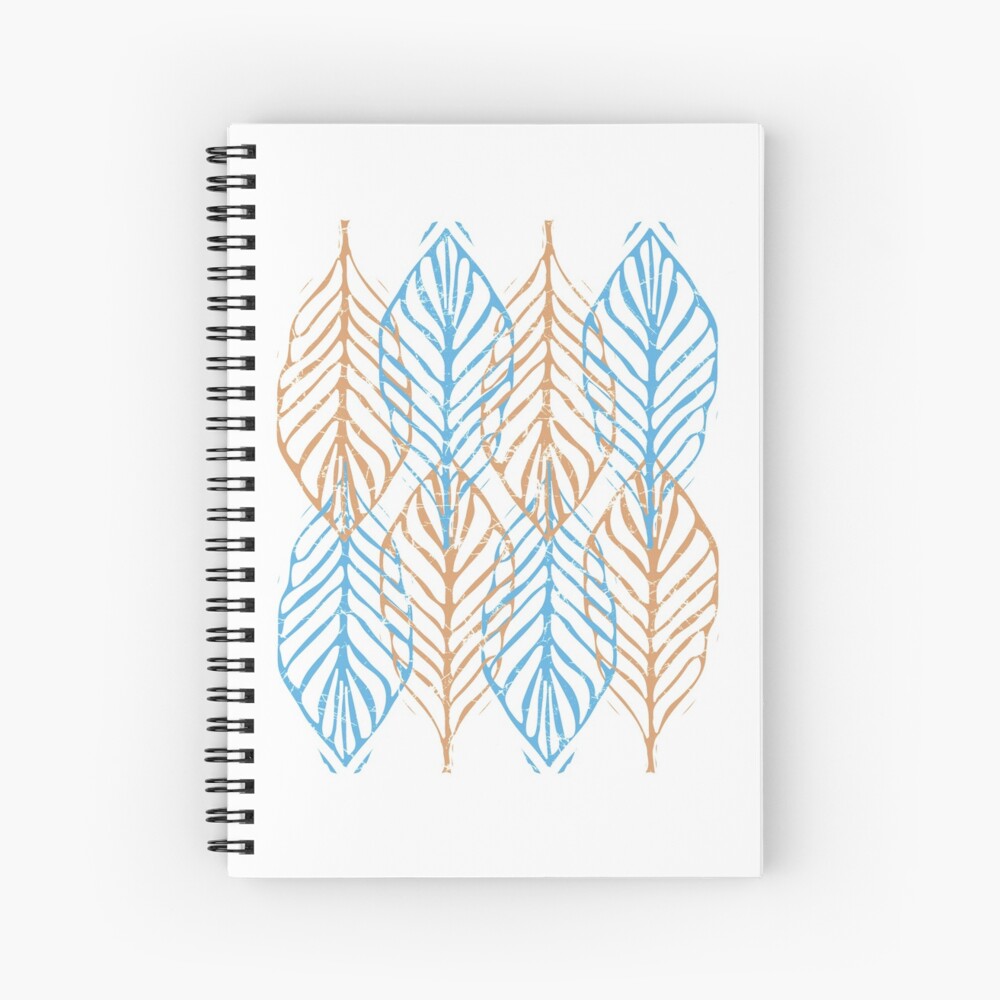 WINTER LEAVES Spiral Notebook