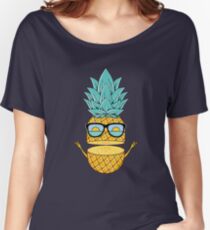 Pineapple Summer Sunglasses Women's Relaxed Fit T-Shirt
