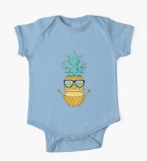 Ananas-Sommer-Sonnenbrille Baby Body Kurzarm