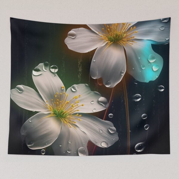 Item preview, Flower Power: Embrace the Beauty of Nature with Striking Floral Digital Art Designs designed and sold by aiphotosart.