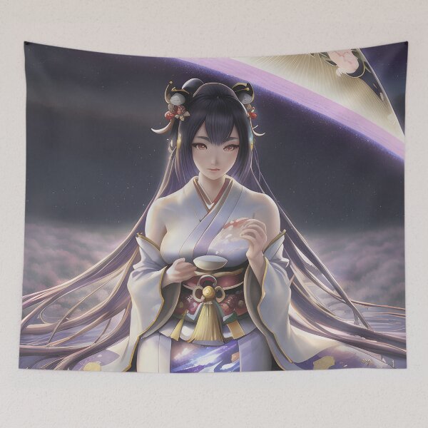 Item preview, Japanese Woman Sitting (Anime)  designed and sold by SolarisMoon.