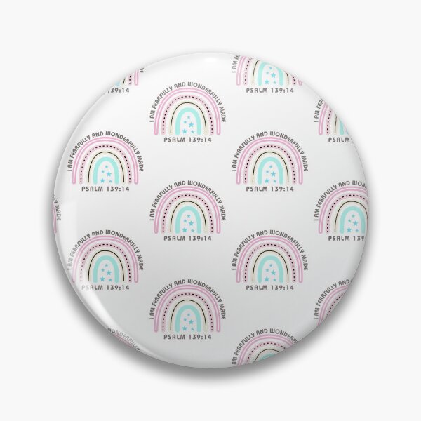 Item preview, I am Fearfully and Wonderfully Made - Psalm 139:14 Christian designed and sold by ScriptureDesign.