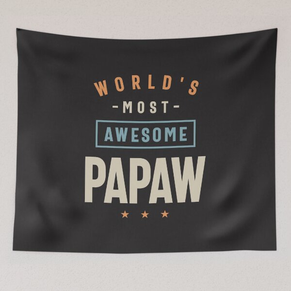 Item preview, World's Most Awesome Papaw - Funny Dad Grandpa designed and sold by cidolopez.