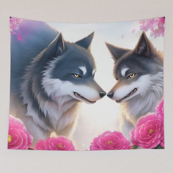 Item preview, couple of wolves designed and sold by MacOramix.