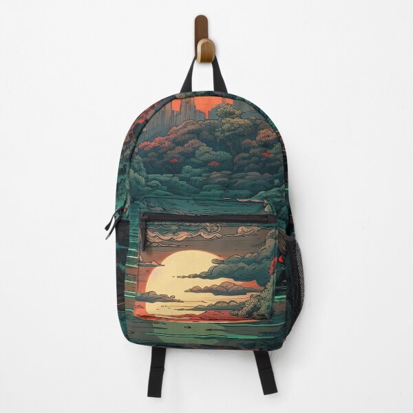 Item preview, The cabin - river-house-nature-trees-landscape-water-reflection-mountains designed and sold by Hermossa-Art.