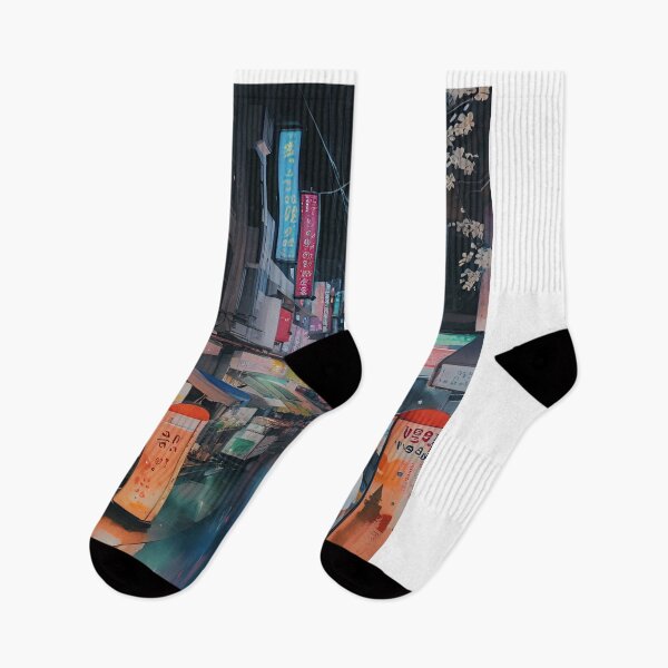 Item preview, Seoul Night Market: A Vibrant and Captivating Urban Scene designed and sold by Places On Earth.