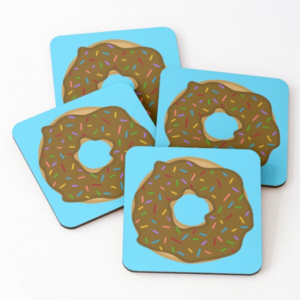 Item preview, Chocolate Donut with Rainbow Sprinkle designed and sold by mairsaydraws.