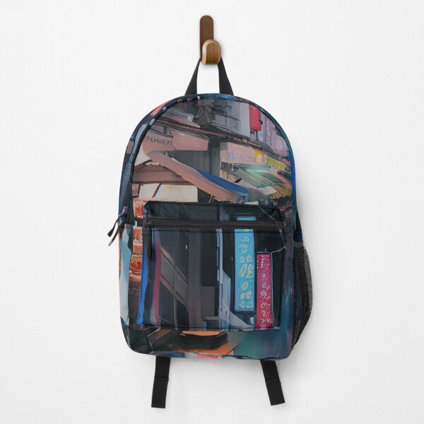 Item preview, Seoul Night Market: A Vibrant and Captivating Urban Scene designed and sold by Places On Earth.
