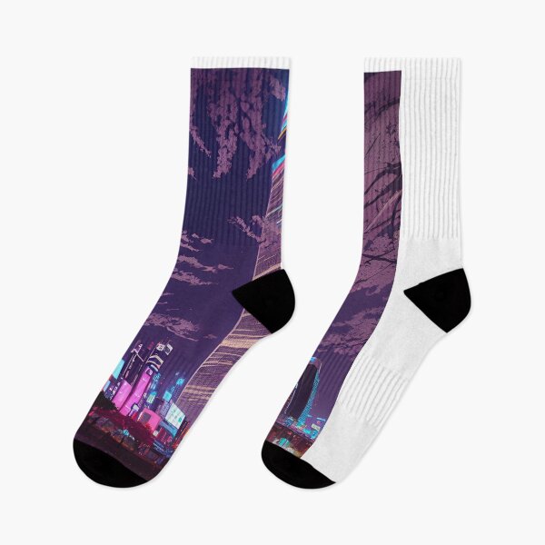 Item preview, Seoul's Scenic Cherry Blossom at Night designed and sold by Places On Earth.