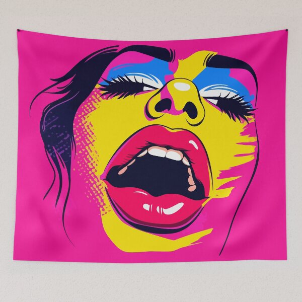 Item preview, Lesbian Flag Themed Minimalist Kiss Imprint designed and sold by Artwyz.