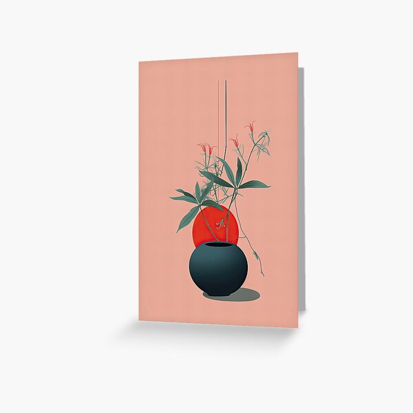 Item preview, Elegance in Simplicity, Japanese Ikebana Floral Art designed and sold by ofarthaus.
