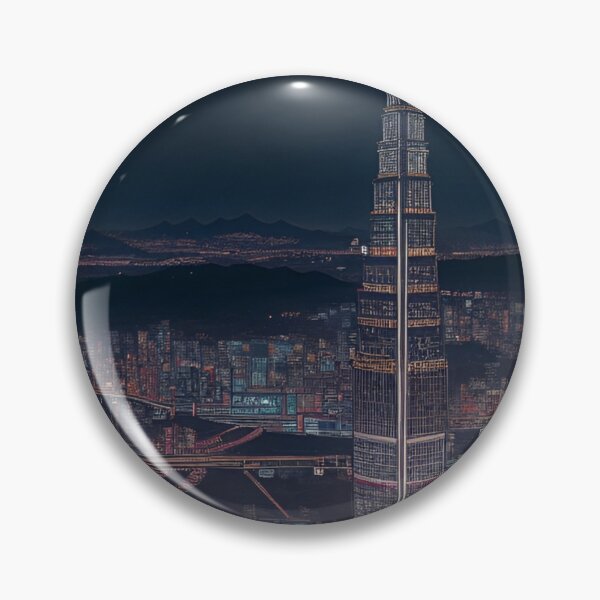 Item preview, Seoul Skyline at Night designed and sold by Places On Earth.