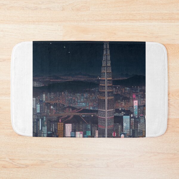 Item preview, Seoul Skyline at Night designed and sold by Places On Earth.