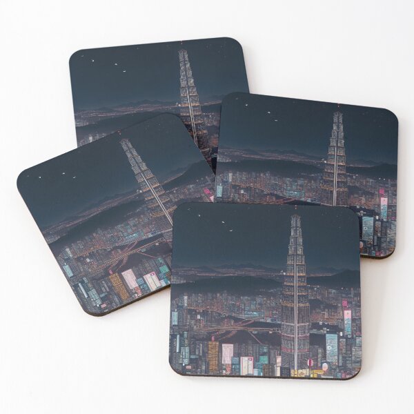 Item preview, Seoul Skyline at Night designed and sold by Places On Earth.
