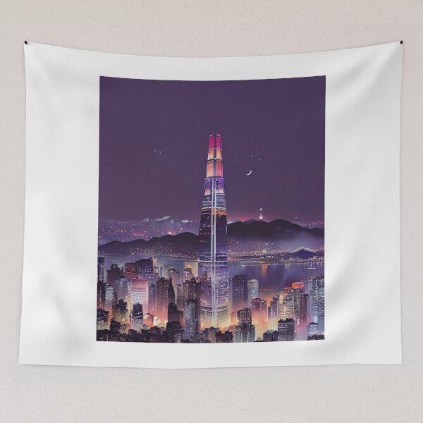 Item preview, Skyline of Seoul designed and sold by Places On Earth.