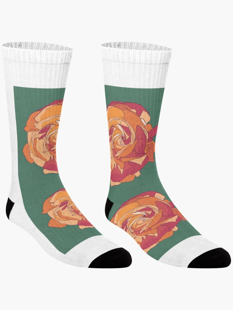 Thumbnail 3 of 5, Socks, Summer Roses designed and sold by Aab-Rangi.