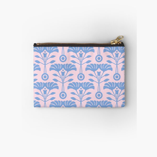 Item preview, ART NOUVEAU Floral Mid-Century Modern Damask Botanical Pattern in Lavender Purple on Pastel Pink - UnBlink Studio by Jackie Tahara designed and sold by Jackie Tahara of UnBlink Studio.