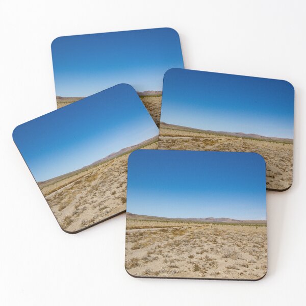 Item preview, Flat desert landscape with a deep blue sky designed and sold by Shizenkai.