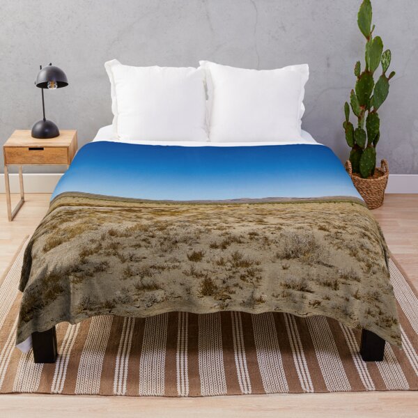 Item preview, Flat desert landscape with a deep blue sky designed and sold by Shizenkai.