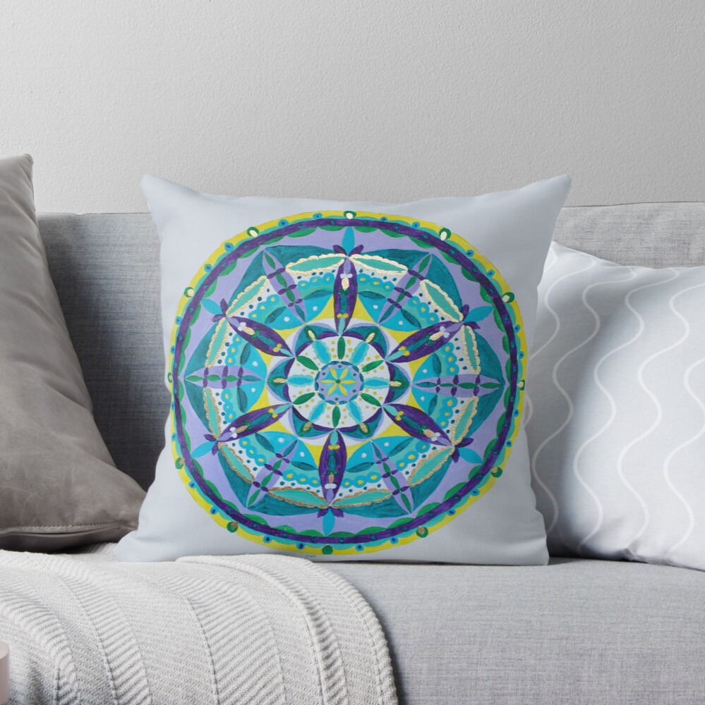 Water Drop Throw Pillow