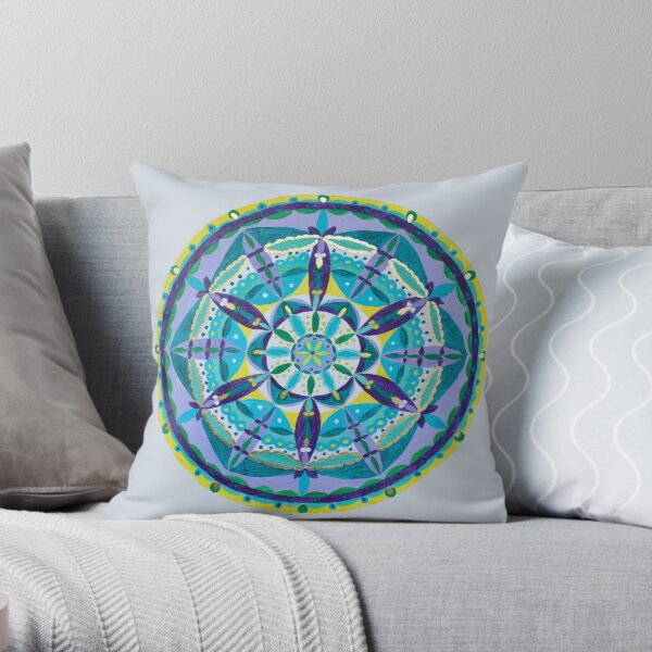Water Drop Throw Pillow