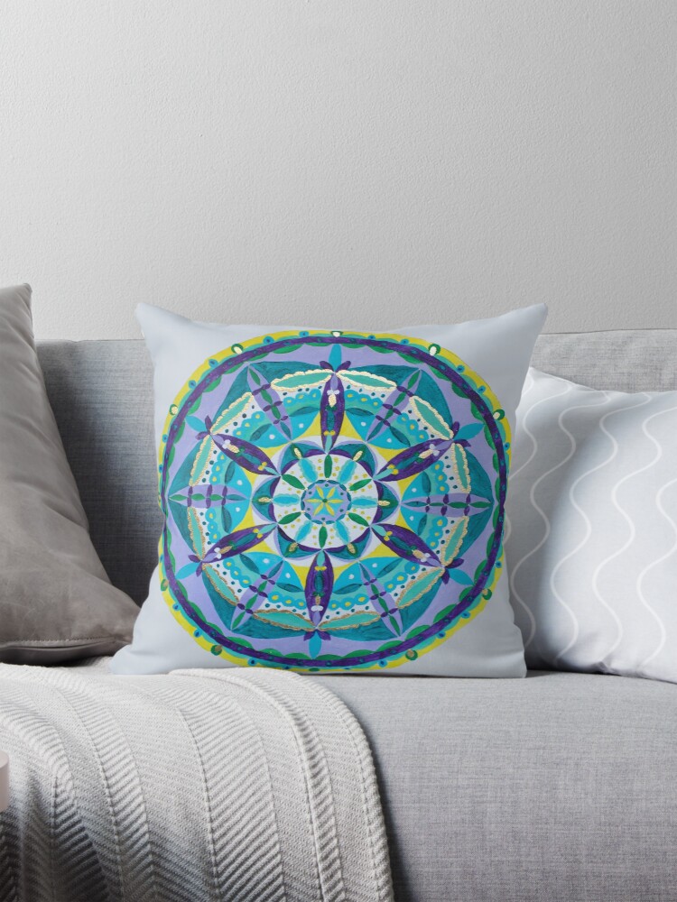 Thumbnail 1 of 4, Pillow, Water Drop designed and sold by opalartist.