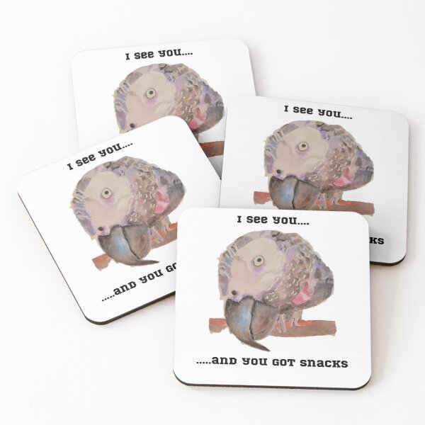 Item preview, You Got snacks Parrot designed and sold by BobbiShawArts.