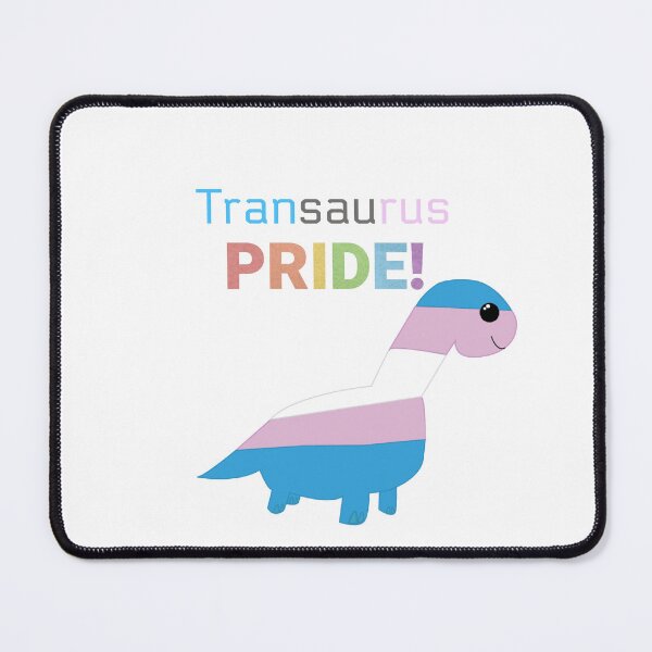 Item preview, Transaurus Pride Trans Dinosaur designed and sold by eliana01019.