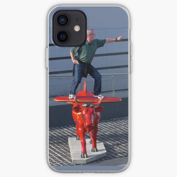 Amelia Air Cow - with passenger iPhone Soft Case