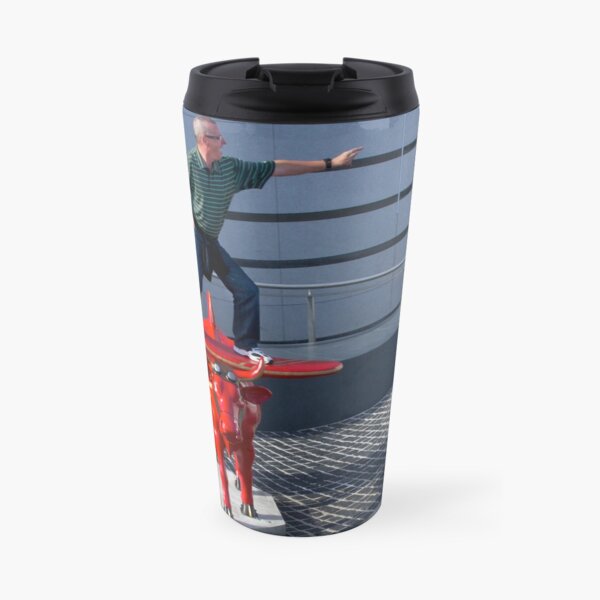 Amelia Air Cow - with passenger Travel Mug