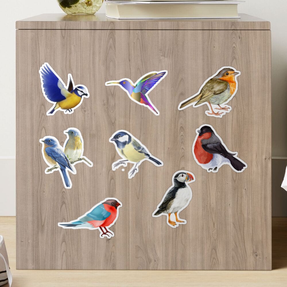 Beautiful Bird Stickers – A World of Whimsy