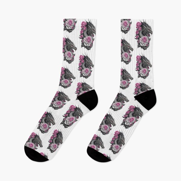 Item preview, Dragon In Pink Roses designed and sold by ttntt.