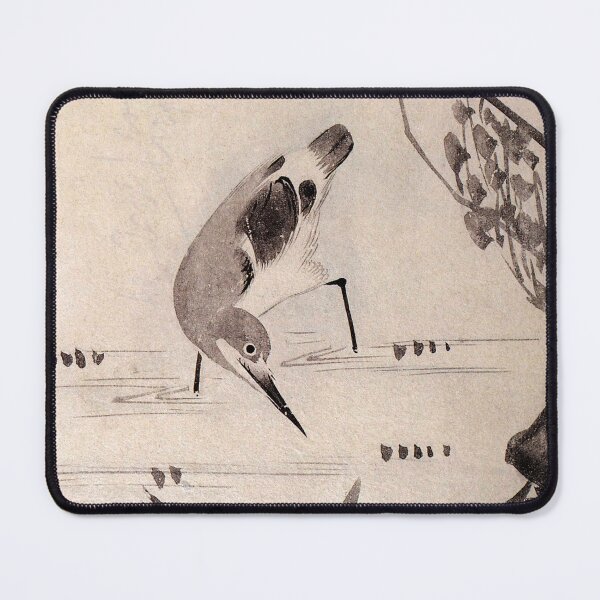 Item preview, Korean Painting Minhwa A Bird in the Creek designed and sold by tangerinemars.