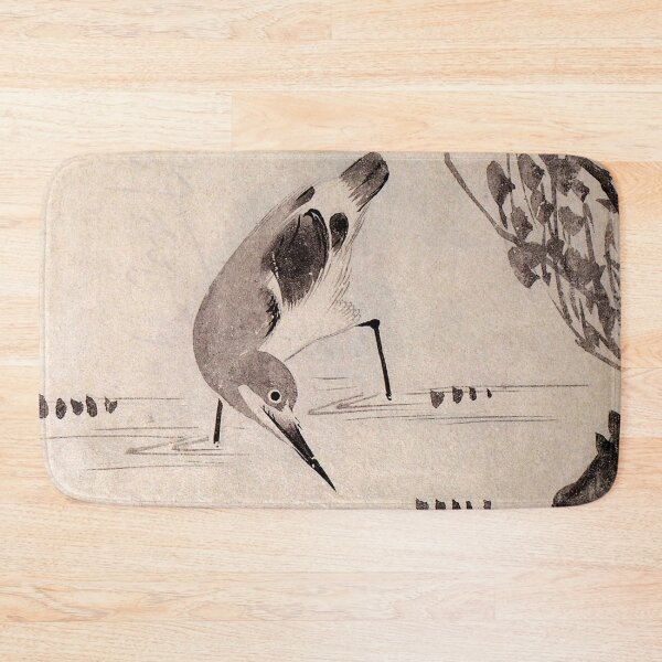 Item preview, Korean Painting Minhwa A Bird in the Creek designed and sold by tangerinemars.