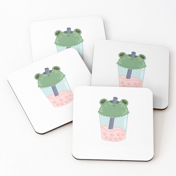 Item preview, Frog Boba Sticker designed and sold by DeepBlue-Design.