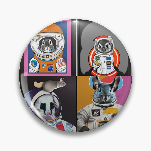 Item preview, Astronaut Chinchillas designed and sold by katiebca2.