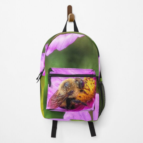 Item preview, Bumble Bee on Pink Cosmos designed and sold by Frankie Cat Photography.