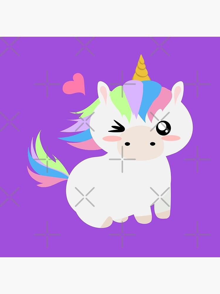 PET ME - Cute Wink Unicorn' Sticker