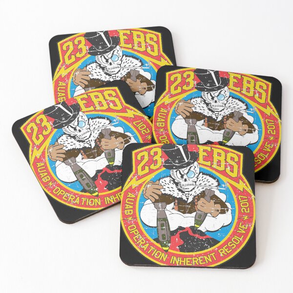 Item preview, 23rd EBS - Bomber Barons - Op. Inherent Resolve - Grunge Style  designed and sold by marksetsukos.