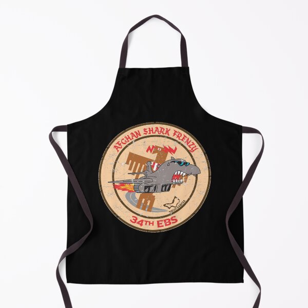 Item preview, 34th Expeditionary Bomb Squadron - Afeghan Shark Frenzy - Grunge Style designed and sold by marksetsukos.