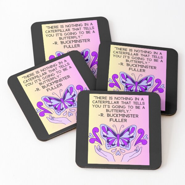 Item preview, Butterly Quote By Buckminster Fuller  designed and sold by Planet Agora.