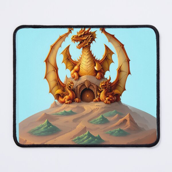 Item preview, Dragon Castle on a Mountain Peak 4 designed and sold by RADRussell.