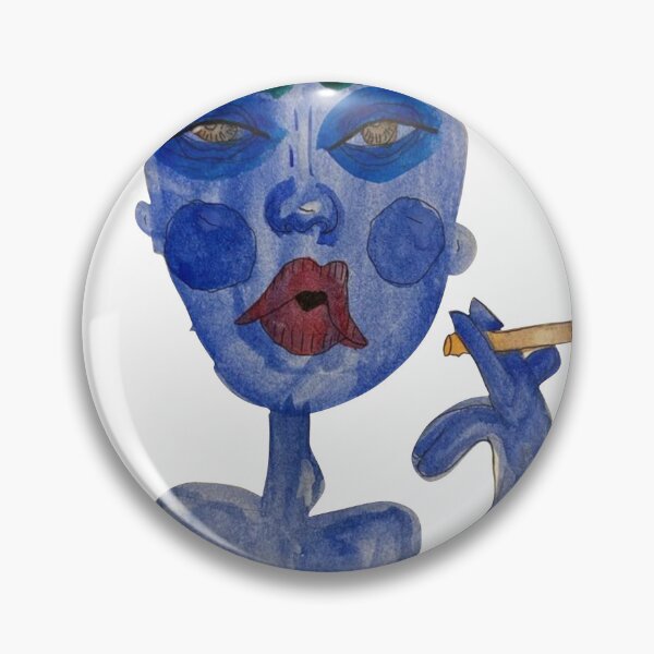 Item preview, watercolor person smoking designed and sold by bears-can-draw.