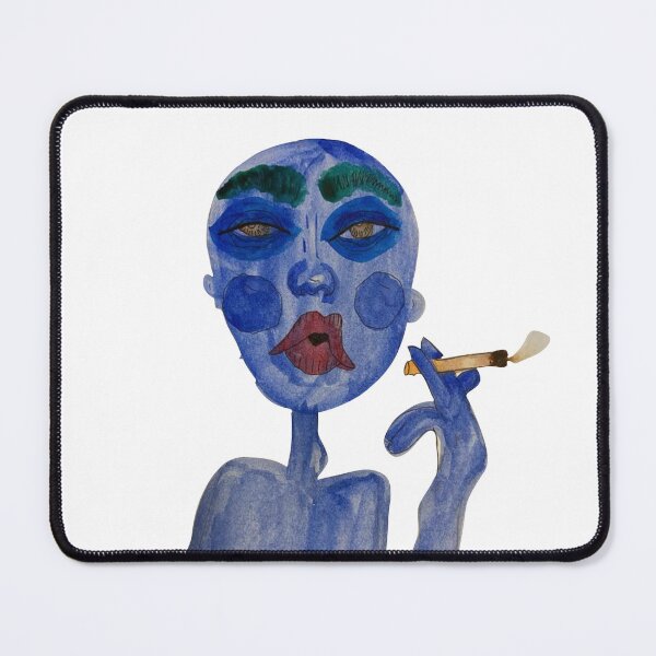 Item preview, watercolor person smoking designed and sold by bears-can-draw.
