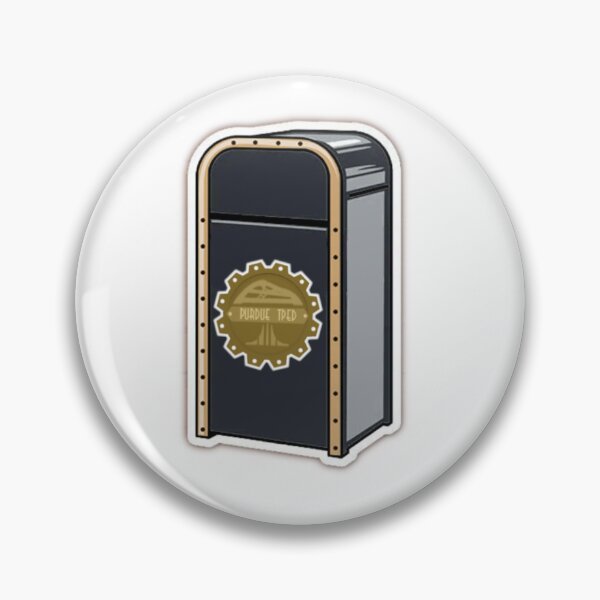 Item preview, SHOVE The Trash Can button designed and sold by Civistickers.