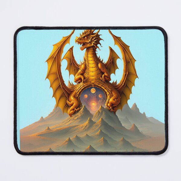Item preview, Dragon Portal on a Mountain Peak 3 designed and sold by RADRussell.